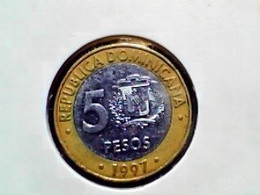 Dominican Republic 5 Pesos 1997 Km 88 - Dominicana