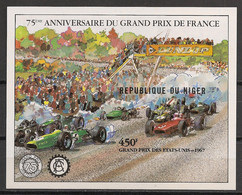 Niger - 1981 - Bloc Feuillet BF N°Yv. 36 - Grand Prix De France - Non Dentelé / Imperf. - Neuf Luxe ** / MNH - Automobile