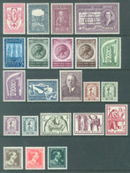 BELGIQUE - 1956 - MNH/*** LUXE - YEAR COMPLETE - COB 986-1007 - Lot 22931 - QUOTE 353.50 EUR - Años Completos
