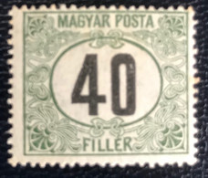 Magyar Posta - Hungarie - P4/30 - MNH - 1919 - Michel P56 - Cijfer - Dienstmarken