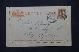 NEW SOUTH WALES - Entier Postal ( Carte Lettre ) De Sydney Pour Sydney En 1906 - L 80568 - Lettres & Documents