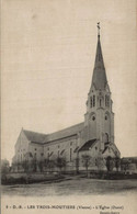 86 LES TROIS MOUTIERS  L'EGLISE OUEST - Les Trois Moutiers