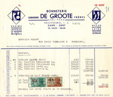 Lingeries-Confections Vestimentaires - Bonneterie - Etablissements De Groote Frères - Gand - Gent - 1951. - Vestiario & Tessile