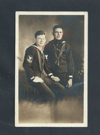 ETATS UNIS MILITARIA CARTE PHOTO MILITAIRE SOLDATS AMERICAIN NAVY ( MARINE ) : - Other & Unclassified