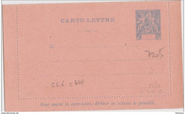 Entier Neuf Carte Lettre Type Groupe 25ct Bleu Cote D'ivoire - Lettres & Documents