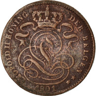 Monnaie, Belgique, Leopold II, Centime, 1901, TB, Cuivre, KM:33.1 - 1 Cent