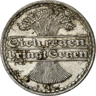 Monnaie, Allemagne, République De Weimar, 50 Pfennig, 1921, Berlin, TB - 50 Rentenpfennig & 50 Reichspfennig