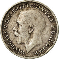 Monnaie, Grande-Bretagne, George V, 3 Pence, 1917, TB+, Argent, KM:813 - F. 3 Pence