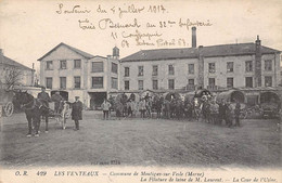 Montigny-sur-Vesle             51       La Filature De Laine De M.  Laurent . La Cour De L'Usine       (voir Scan) - Otros & Sin Clasificación