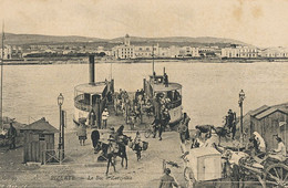 Ferry Boat Floating Bridge Bizerte Vue De Zarzouna Tunisie  Ferry. Bac - Ferries