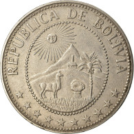 Monnaie, Bolivie, 50 Centavos, 1965, TTB, Nickel Clad Steel, KM:190 - Bolivië