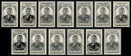 Série Coloniale FELIX EBOUE 2F 1945 - Les 13 Valeurs  ** TB ..Réf.AFA22413 - 1945 Gouverneur-Général Félix Éboué