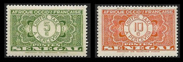 SENEGAL  1935  -  Taxe  22 Et 23  - NEUF S* - Strafport