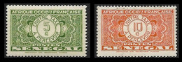 SENEGAL  1935  -  Taxe  22 Et 23  - NEUF S* - Timbres-taxe