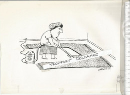 D1 / Press Cartoon / A Saisir !! BD Humour Dessin De PRESSE  // LEON  Tapis Aspirateur - Drawings