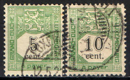 LUSSEMBURGO - 1907 - CIFRE IN NERO - USATI - Postage Due