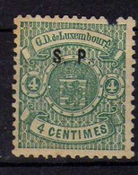 Luxembourg (1881-82)  - Service  Armoiries -    -  Neuf*- MH - Dienstmarken