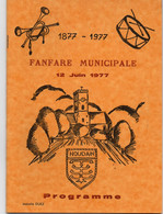 HOUDAIN ( PAS-DE-CALAIS ). BROCHURE A L'OCCASION DU CENTENAIRE DE LA FANFARE. 1977. Achat Immédiat - Houdain