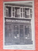 Auxerre . Georges Fourreur . Reparation Tannage Naturalisation . 4 Rue Paul Bert - Auxerre