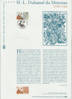 France 2000 Y&T 3328. Document Officiel. Henri-Louis Duhamel Du Monceau, Ingénieur Et Agronome - Agriculture