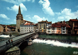 5130 Carte Postale  SAINT GIRONS Centre D'Excursion Du Cousserans L'Eglise Et Le Salat     09 Ariège - Saint Girons