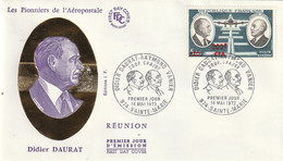 Premier Jour Numero Poste Aérienne 62 - Storia Postale