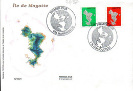MAYOTTE 0096/97 Fdc Île Au Lagon - Islas