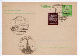 Entiers-Postaux : Guerre 39-45 : Occupation Allemagne : Entiers D'Alle.-surcharge Elsass  No Gue. G1 - Standard- Und TSC-AK (vor 1995)