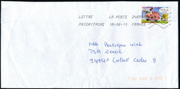 France - Timbre Adhésif YT A135 Seul Sur Lettre Oblitération TOSHIBA - Lettres & Documents