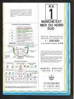Carte De Radionavigation Maritime à L'échelle 1:500.000ème.  Manche Est - Mer Du Nord Sud.  Ed. Maritime Et D'Outre-Mer. - Cartas Náuticas