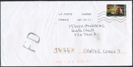 France - Timbre Adhésif YT A155 Seul Sur Lettre Oblitération TOSHIBA + Cachet Fausse Direction FD - Lettres & Documents