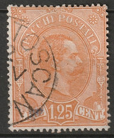 Italy 1884 Sc Q5 Sa P5 Parcel Post Used Toscana CDS - Postpaketten