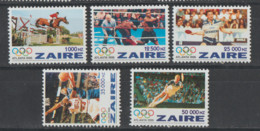 Zambia  1996  **  Mnh   Yvert   1126/30  Valor  11 € - Sonstige & Ohne Zuordnung