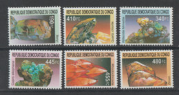 Republica Del Congo - 2002 **  Mnh  Yvert  1713/18  Valor  24 €  Minerales - Autres & Non Classés