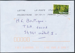 France - Timbre Adhésif YT A165 Seul Sur Lettre Oblitération TOSHIBA - Storia Postale