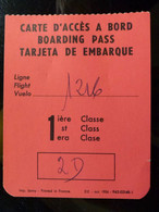 CARTE D'EMBARQUEMENT : AIR FRANCE - 1ère CLASSE _ ADP - Cartes D'embarquement