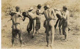 Real Photo Bontoc Nude Igorot Men And Women Dancing. Mountain Studio Baguio - Philippines