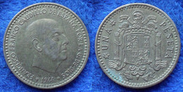 SPAIN - 1 Peseta 1966 *74 KM# 796 Francisco Franco (1936-1975) - Edelweiss Coins - Altri & Non Classificati
