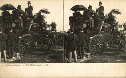 Delcampe - CARTE STEREO UN MAIL COACH - Stereoskopie