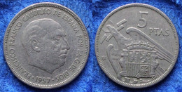 SPAIN - 5 Pesetas 1957 *60 KM#786 F. Franco (1936-1975) - Edelweiss Coins - Otros & Sin Clasificación