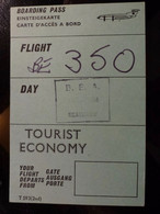 CARTE D'EMBARQUEMENT : BEA _ BRITISH EUROPEAN AIRWAYS _ PUB BOWMAKER - Boarding Passes