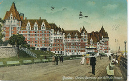 Quebec Chateau Frontenac And Dufferin Terrace  . Used To Chatou France .  Tuck " Charmette " Quebec No 1007 - Québec - Château Frontenac