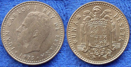 SPAIN - 1 Peseta 1975 *77 KM# 806 Juan Carlos I (1975-2014) - Edelweiss Coins - Other & Unclassified