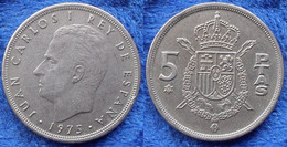 SPAIN - 5 Pesetas 1975 *79 KM# 807 Juan Carlos I (1975-2014) - Edelweiss Coins - Other & Unclassified