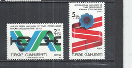 TURKEY 1978 - EUROPEAN HUMAN RIGHTS CONVENTION - CPL. SET - MNH MINT NEUF NUEVO - Autres & Non Classés