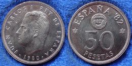 SPAIN - 50 Pesetas 1980 *80 KM#819 Football Championship 1982 - Edelweiss Coins - Autres & Non Classés