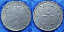 SPAIN - 50 Pesetas 1980 *81 KM#819 Football Championship 1982 - Edelweiss Coins - Autres & Non Classés