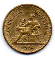 1 Franc 1921 - 4 Ouvert - SPL - Other & Unclassified