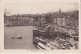 Marseille Le Port, Pont Transbordeur Encore Visible En Haut à Gauche - Alter Hafen (Vieux Port), Saint-Victor, Le Panier