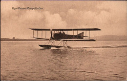 ! Alte Ansichtskarte Ago Doppeldecker, Wasserflugzeug, Waterplane, Verlag W. Sanke, Berlin - 1914-1918: 1ère Guerre